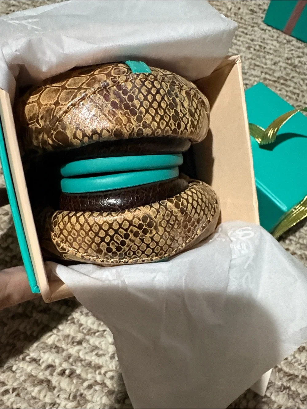 Tieks Vault Exclusive Sz 8 Copper Metallic - “Copperxes” NEW IN BOX